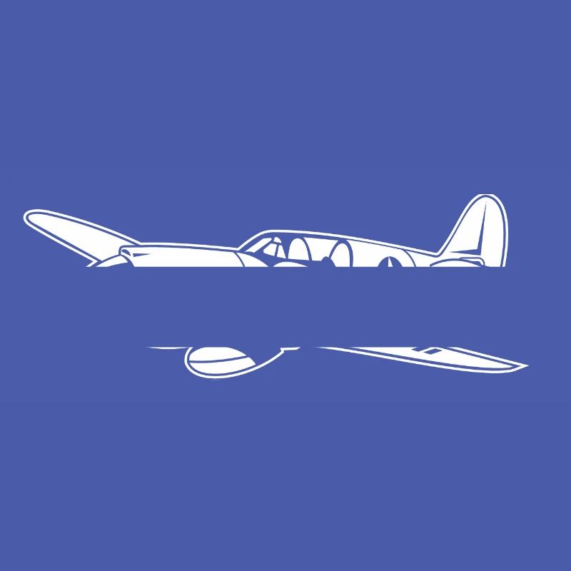 Fighter plane / warplane Warhawk 02_weiß
