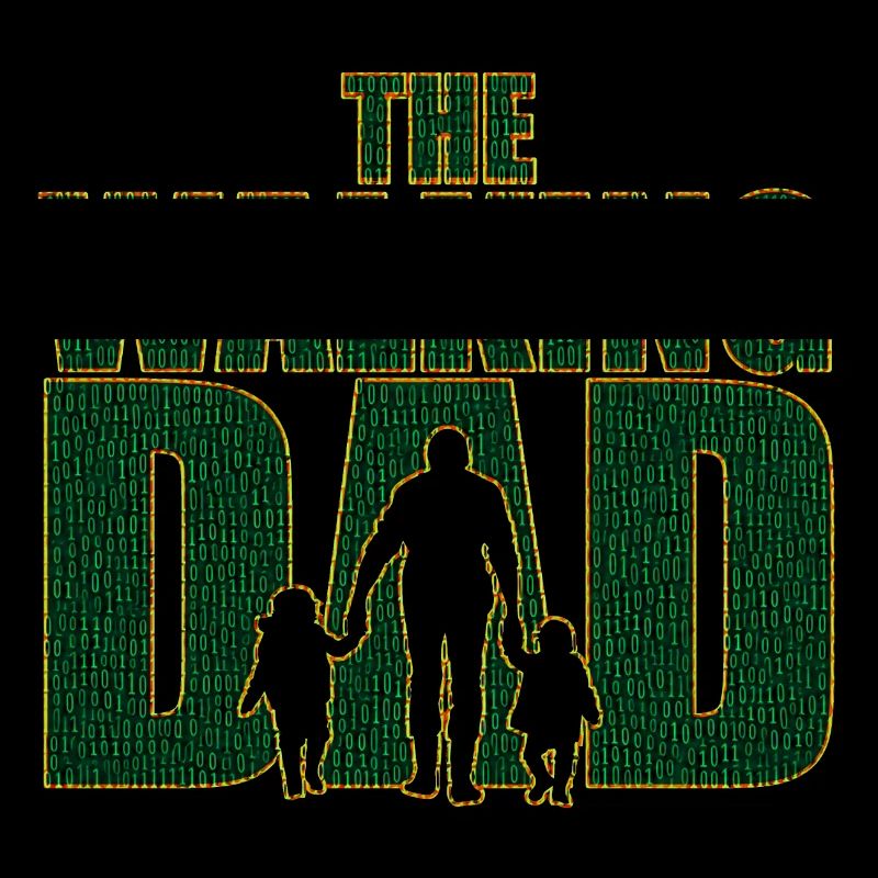 The walking Dad Vater Code Vatertag Geschenk