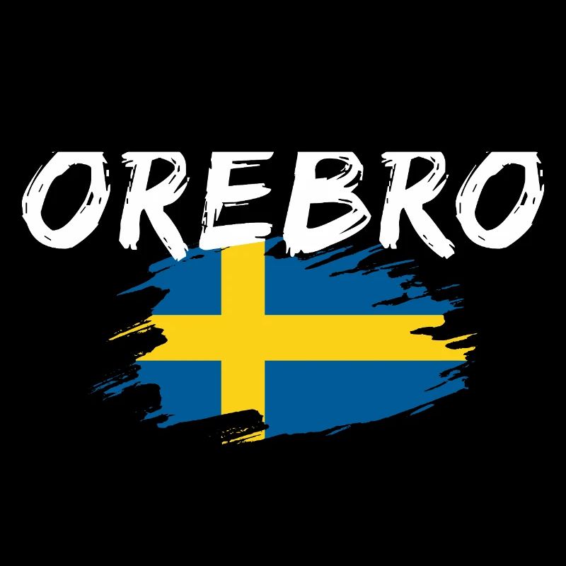 Örebro Drapeau Suède
