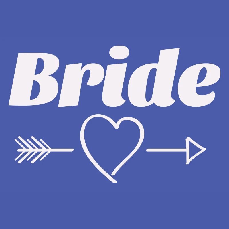 Conception de flèche de coeur de mariée