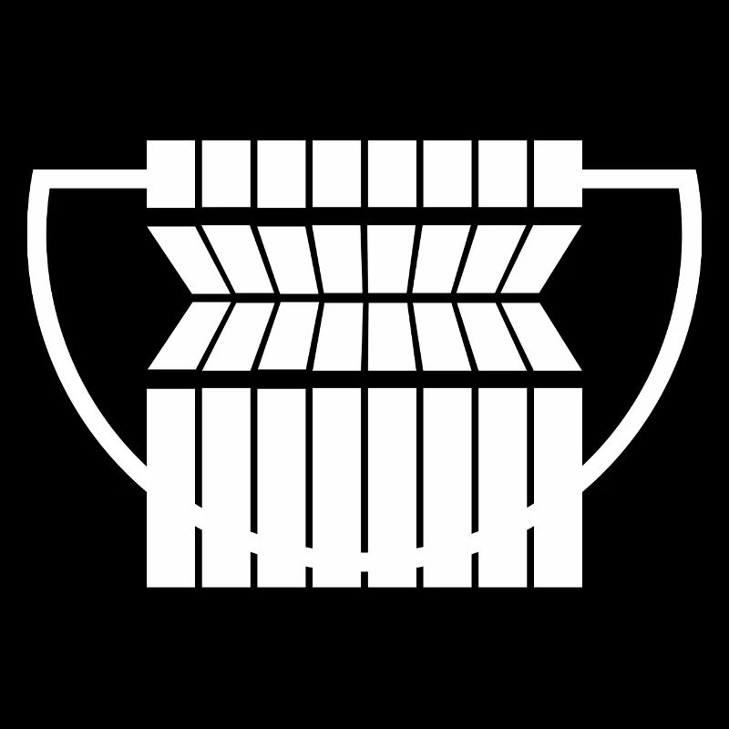 Abstract Geometric Pattern on Monochrome
