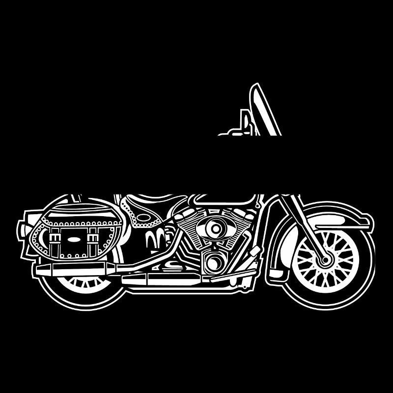 Chopper / motorcycle 06_white