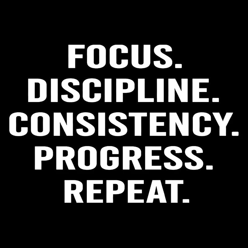 Focus Discipline Progress Repeat