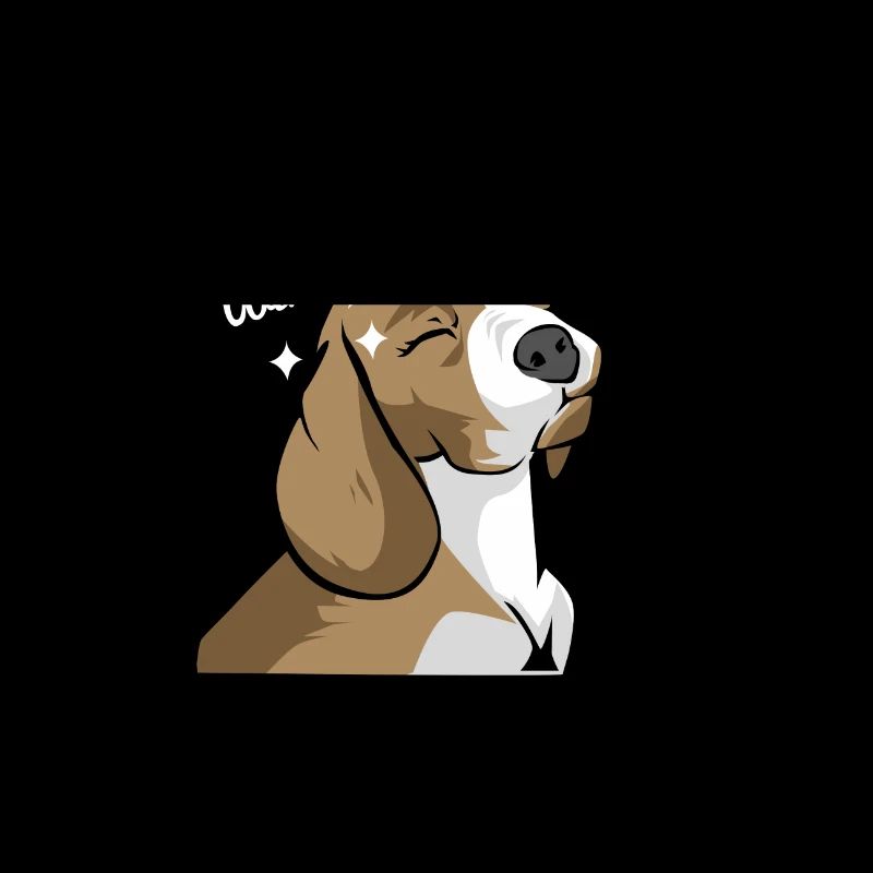 Beagle Teckel clin d'oeil idée cadeau