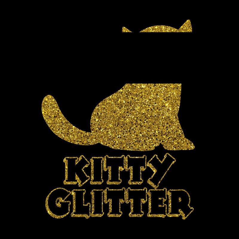 Glitter golden cat sparkle kitty glitter