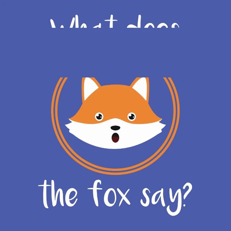 What does the fox say cute gift comic idea