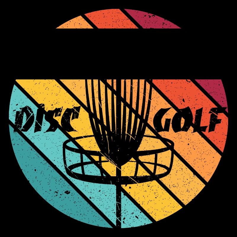 Disc Golf Retro Frolf Korb Scheibengolf Geschenk