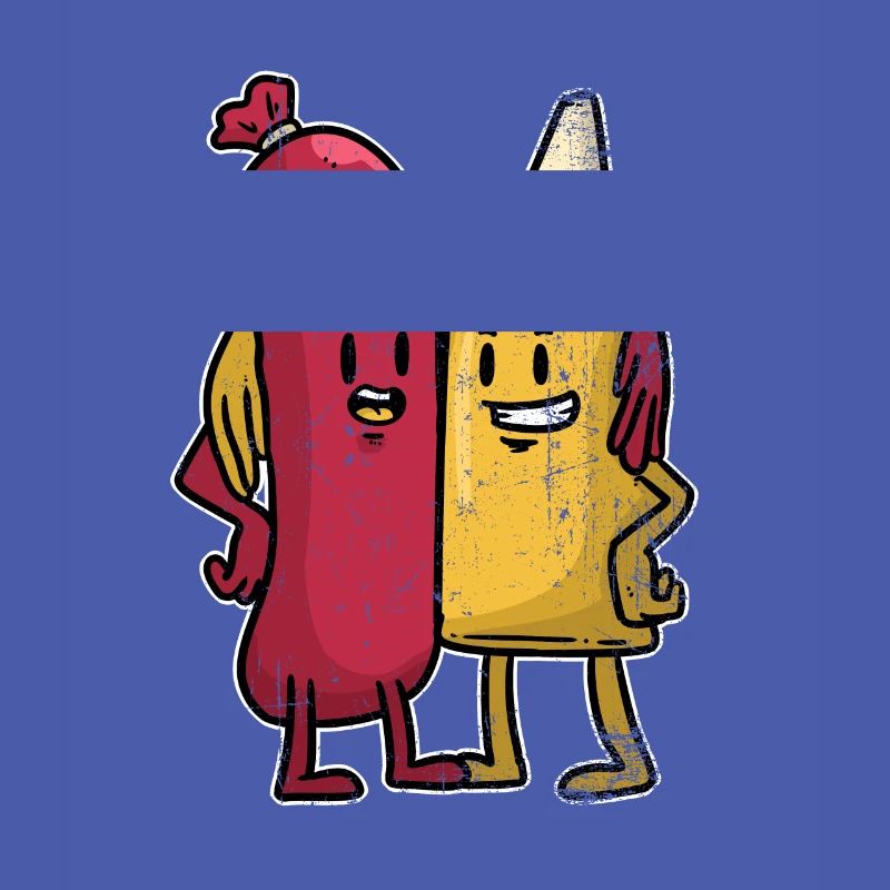 Currywurst Deutsche Gericht Wurst Fritten Geschenk