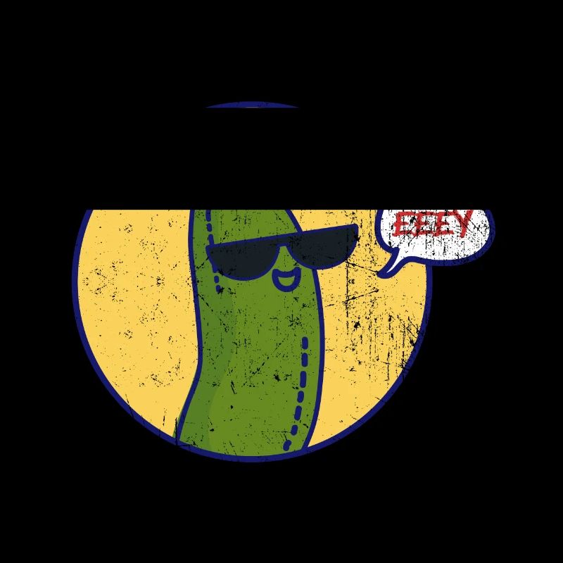 Cadeau végétalien de légume vert végétal concombre