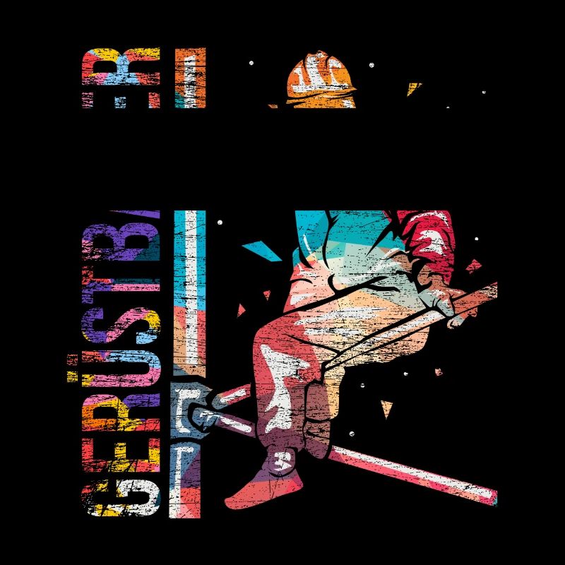 Gerüstbauer Polygon Geschenk