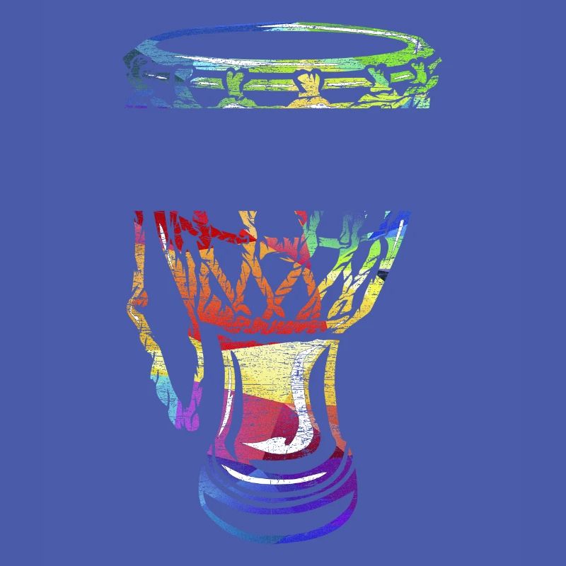 Cadeau de tambour de coupe Djembe