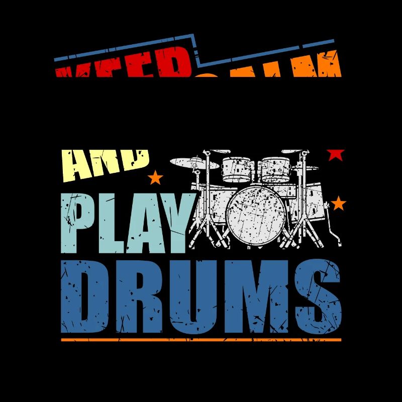 Schlagzeug Schlagzeuger Drummer Geschenk