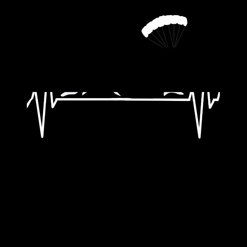 Paragliding Paraglider Berge EKG Geschenk