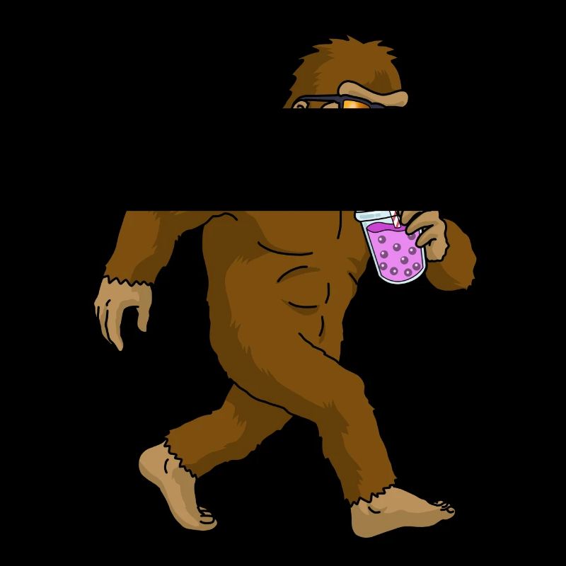 Bigfoot Bubble Tea Cadeau Pinker Bubble Tea