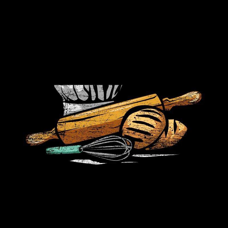 Baker baking
