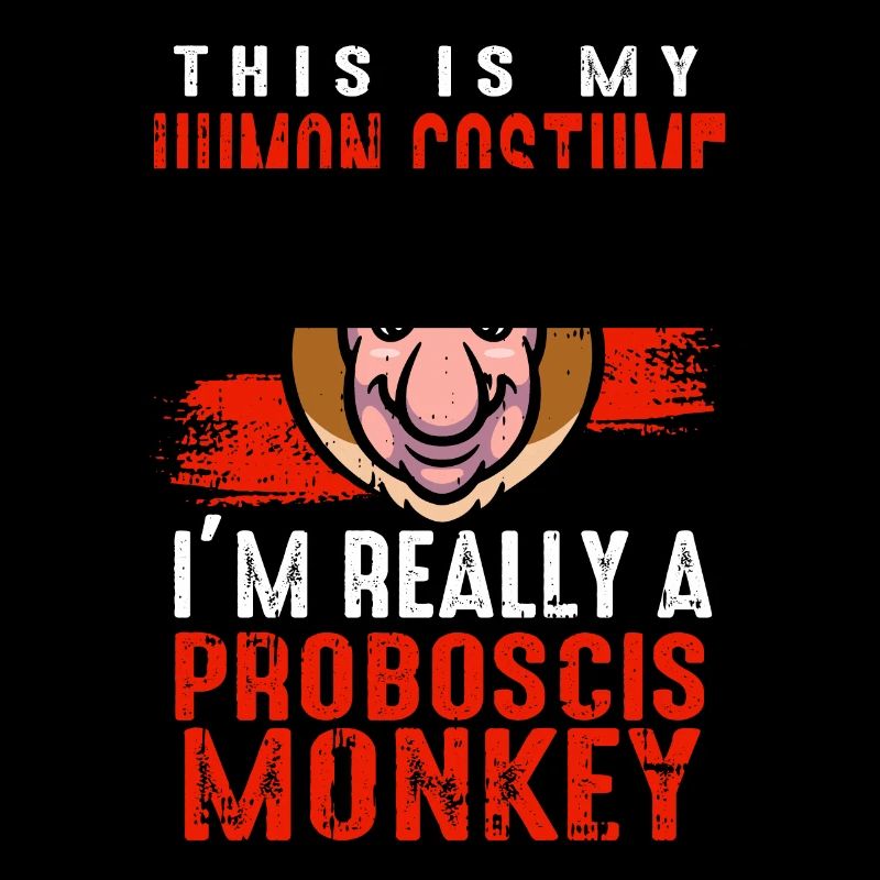 Proboscis-Affe Langnase