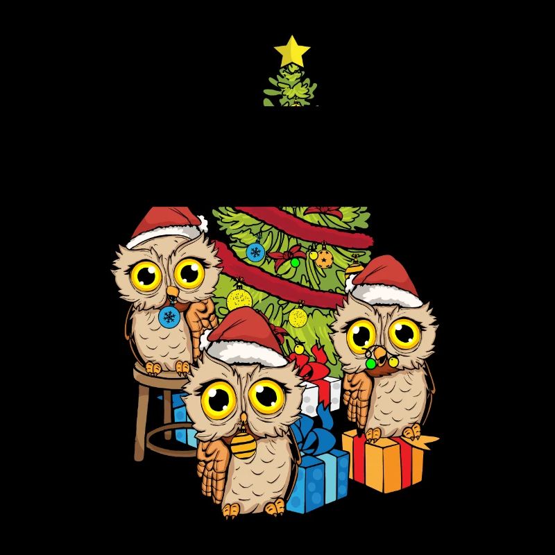 Weihnachtseule Weihnachtsbaum Weihnachten Eule