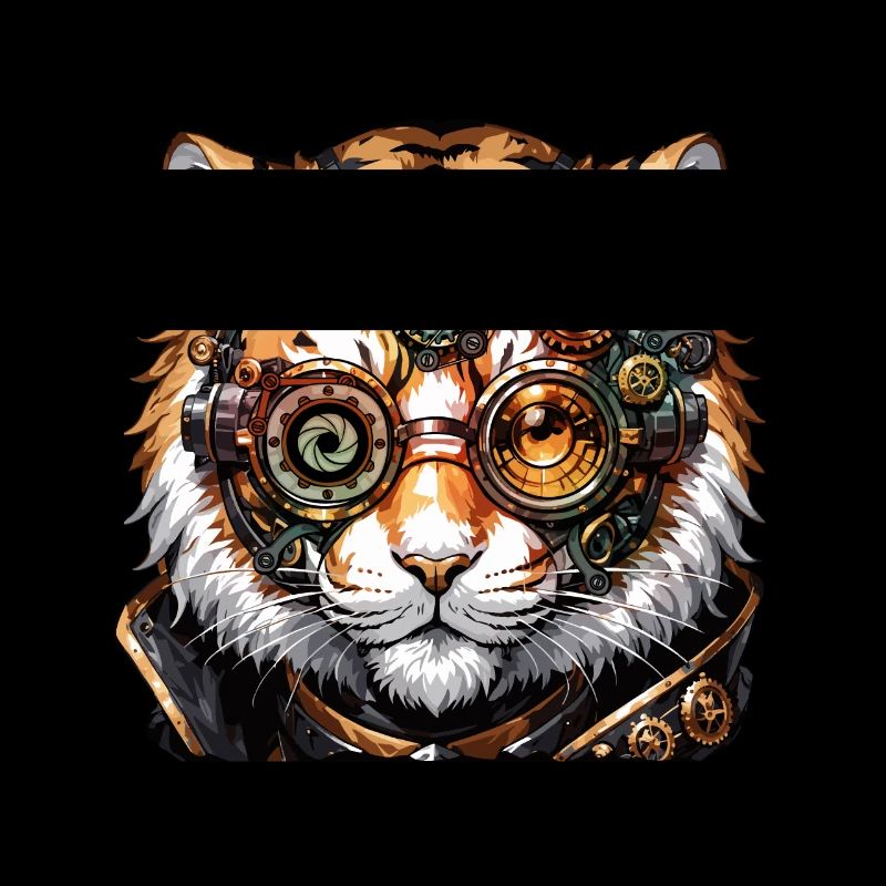 Steampunk Tiger Geschenk Kinder Tiger