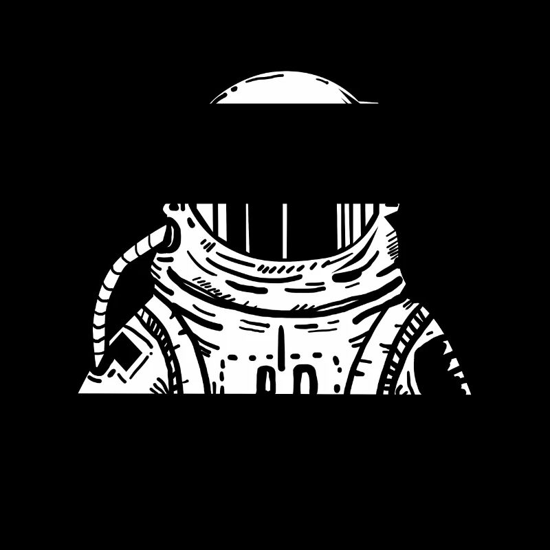 Astronaute - exploration spatiale de science-fiction