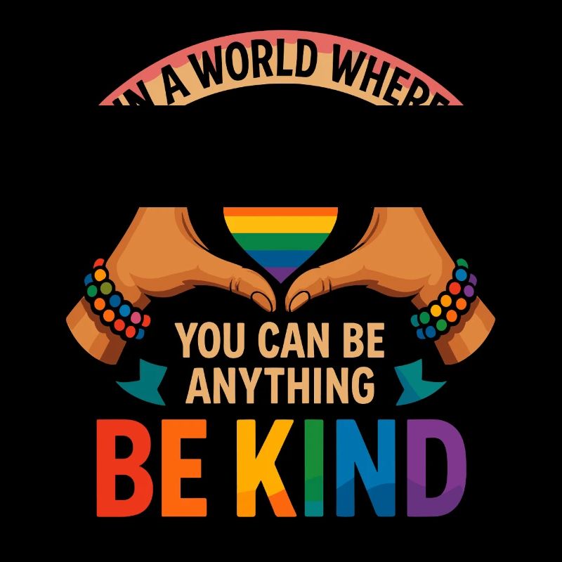 Be Kind - Regenbogenherz Design