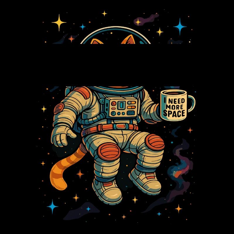 Chat astronaute « J’ai besoin de plus d’espace »