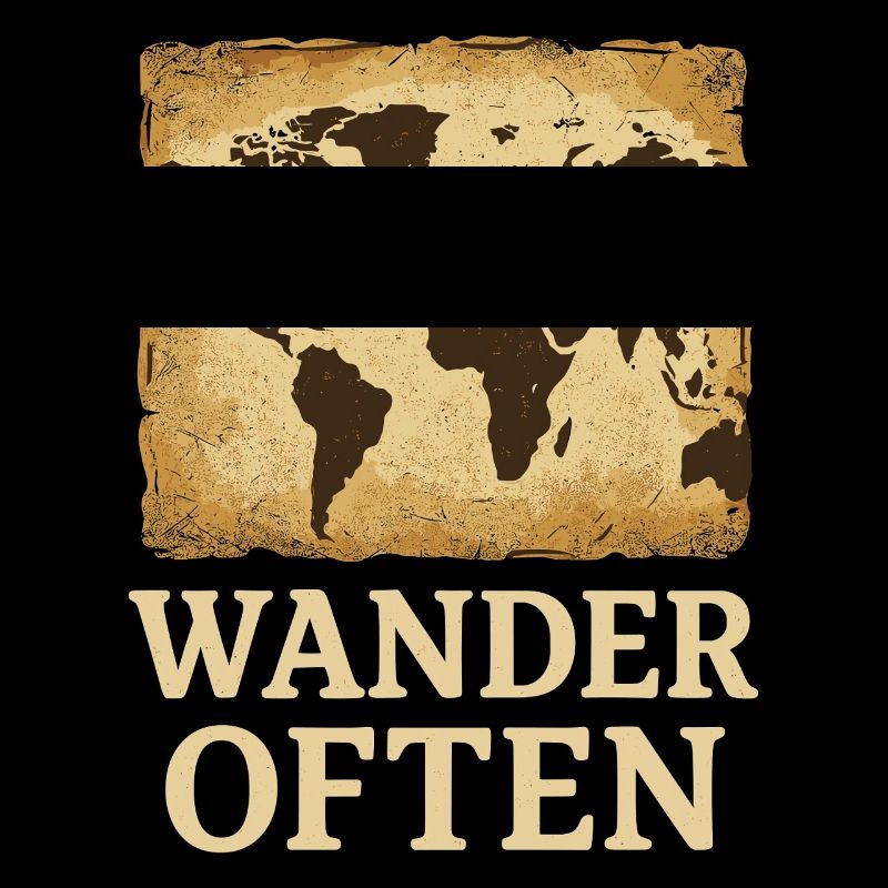 Wander Oft: Abenteuerlust Weltkarte