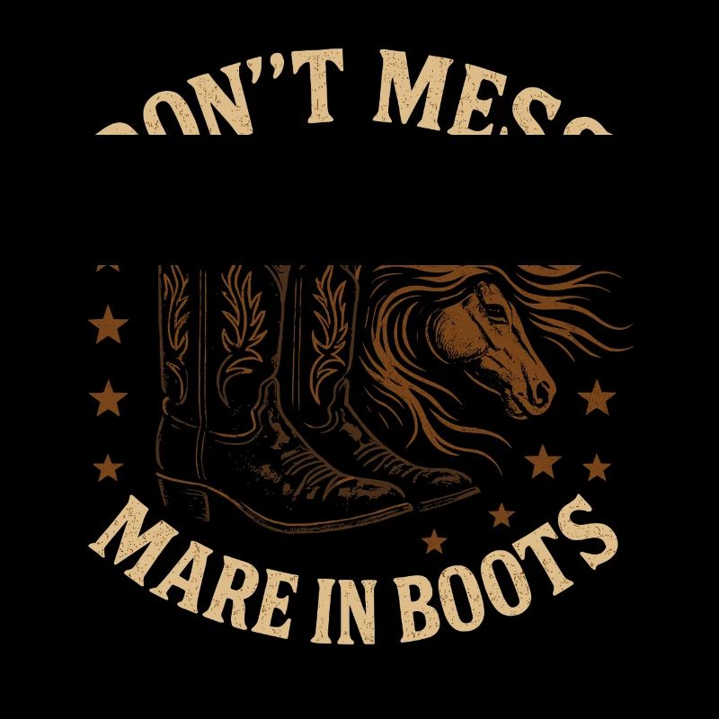 Ne vous engagez pas avec une jument en bottes