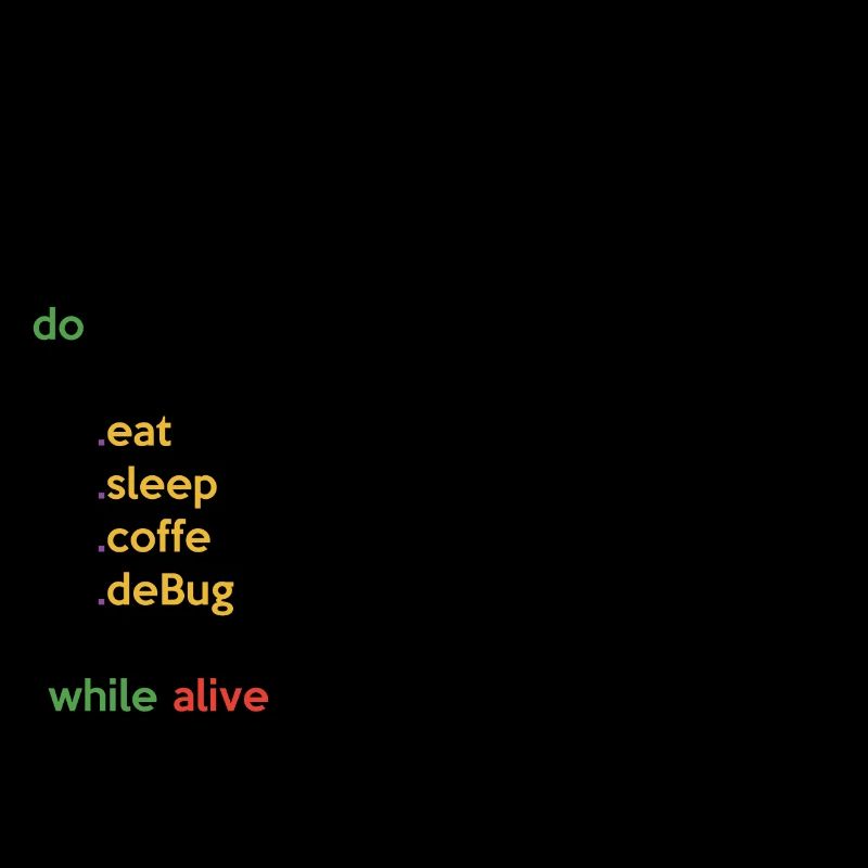 Eat Sleep Code Repeat Coder Programmer Software De