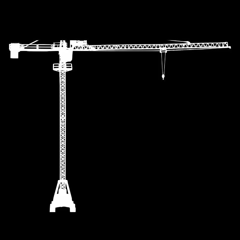 Tower crane TDK top-slewing crane