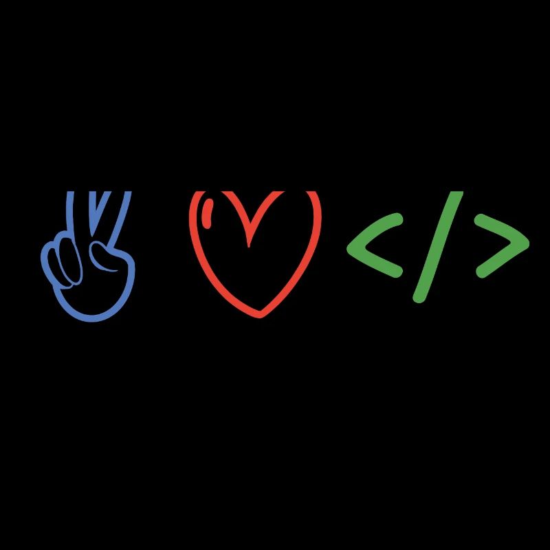 Peace Love Coding Coder Software Developer Program