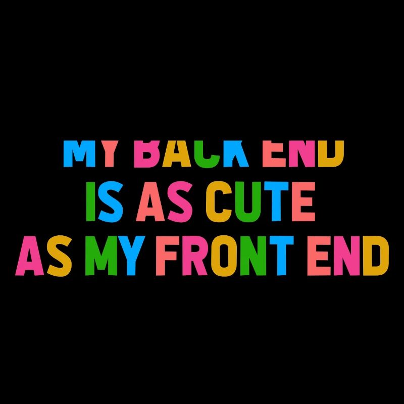 My Back End Is As Cute As My Front End Software De