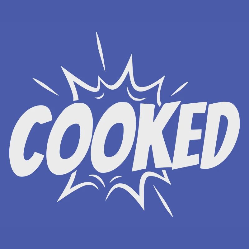 Cooked Explosive Comic Style