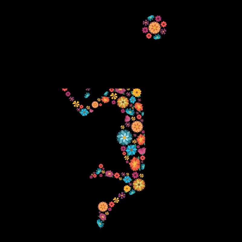 Volleyball Frau oder Mädchen