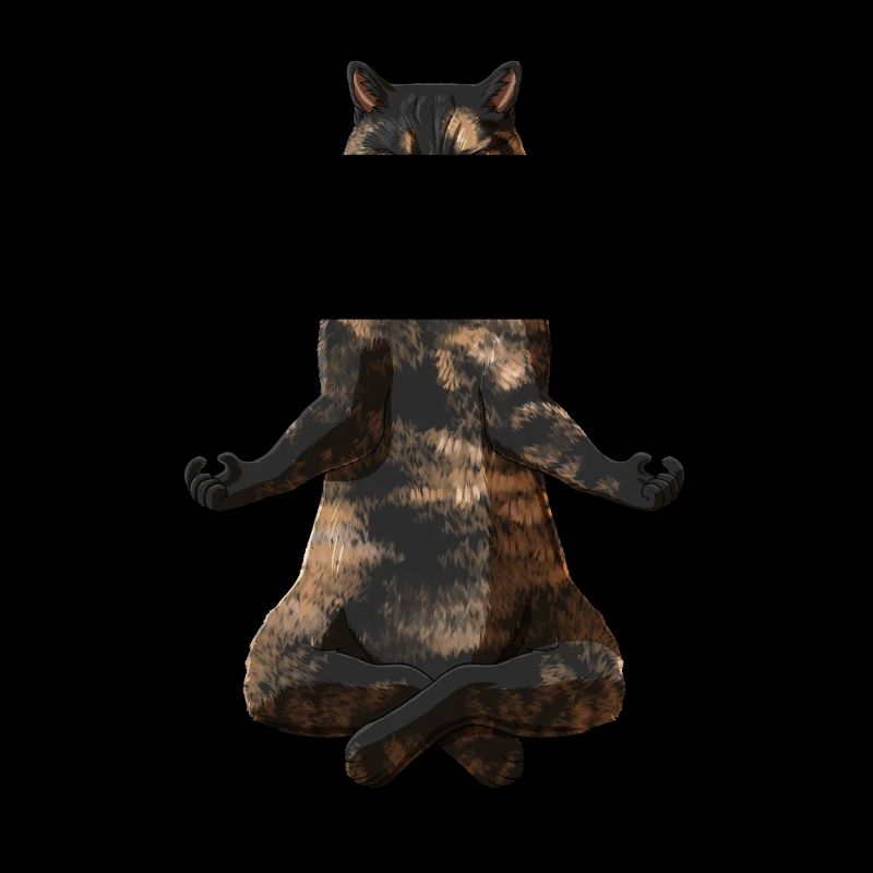 Yoga Tortoiseshell Britisch Kurzhaar Katze