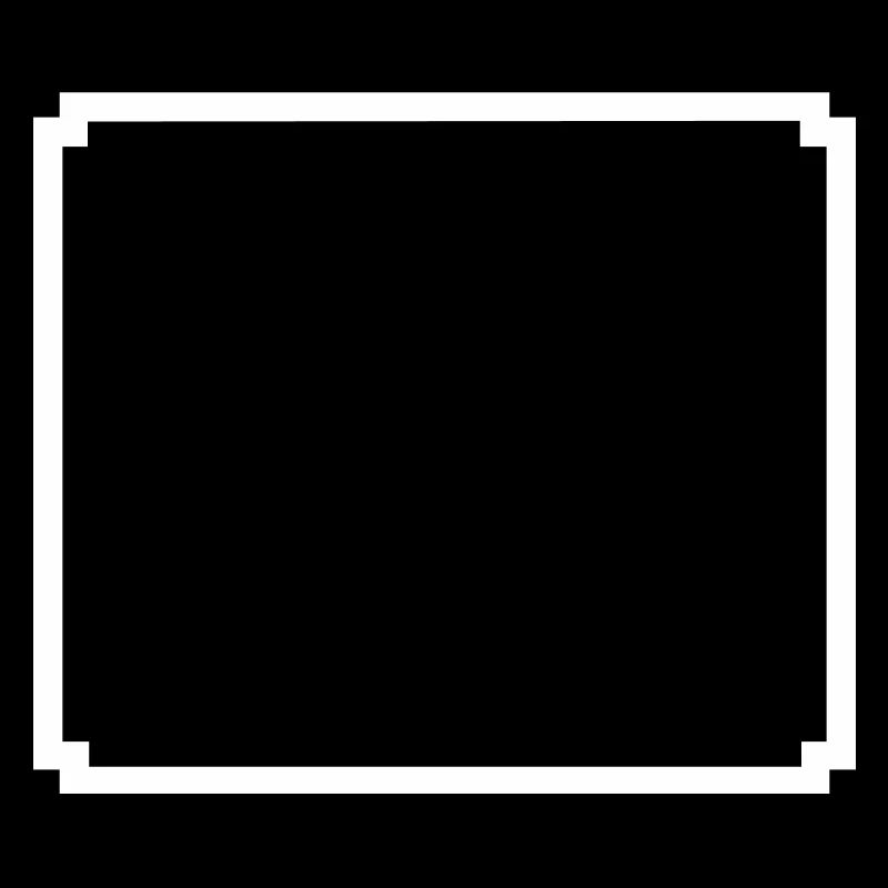 Pixel Frame 8-Bit Text Box
