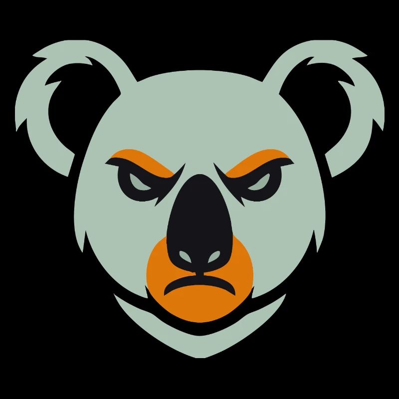 Wütender Koala Blick