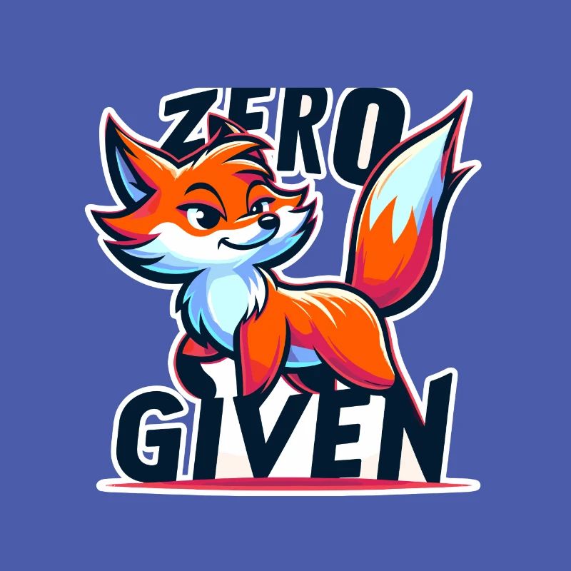 Zéro donné - Illustration de renard
