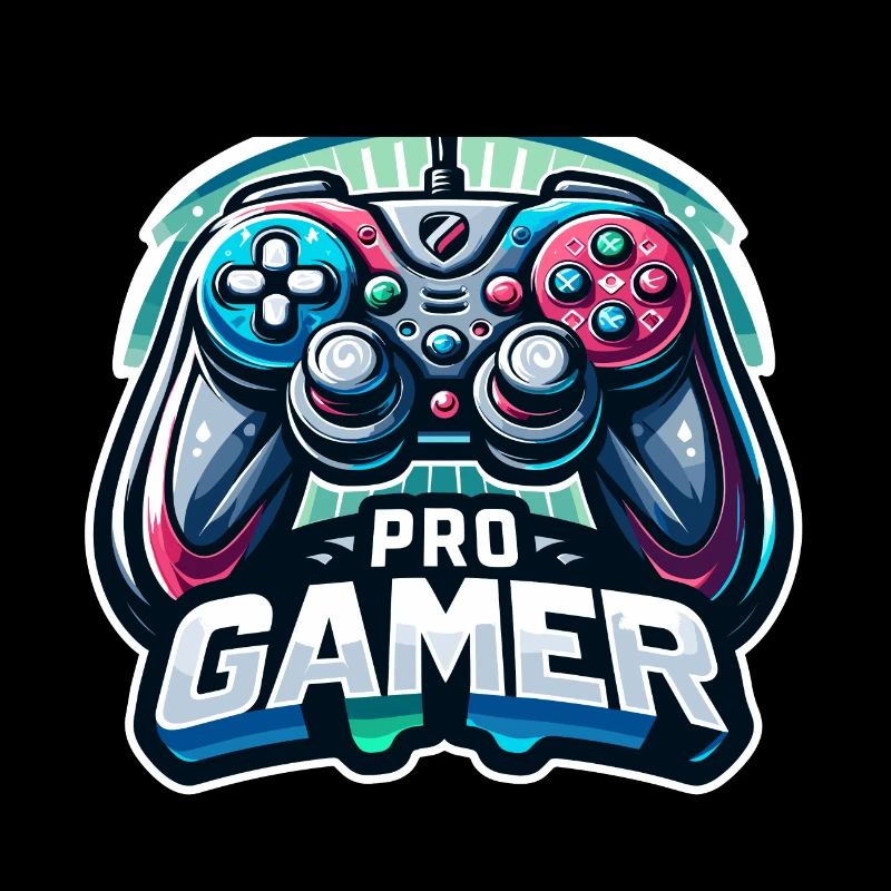 Pro Gamer - Controller Illustration