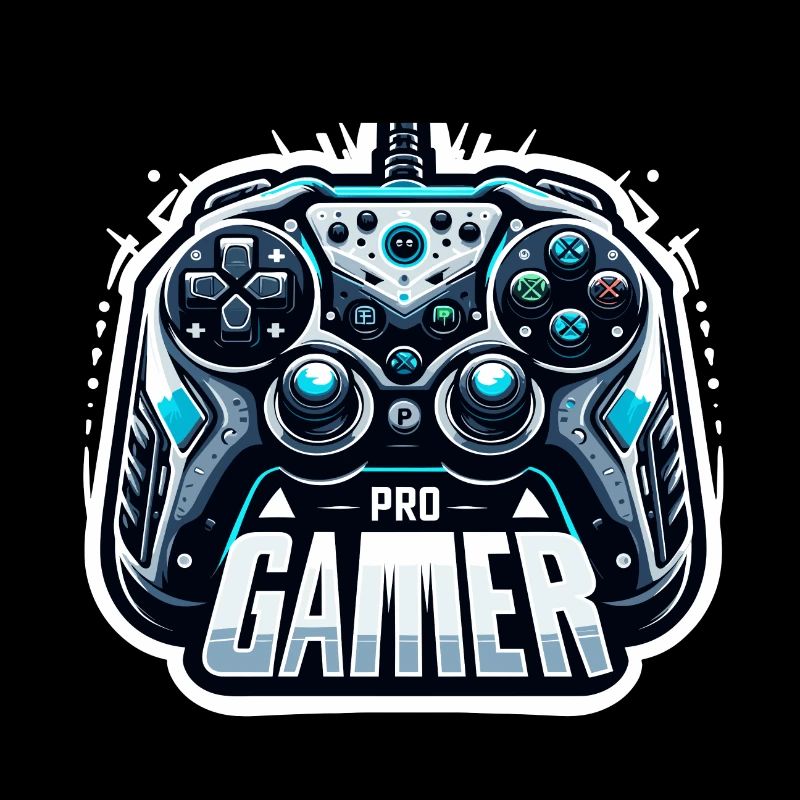 Pro Gamer - Controller Illustration