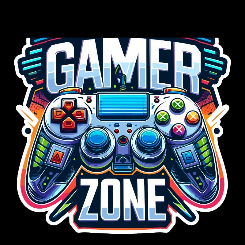 Gamer Zone - Controller Illustration