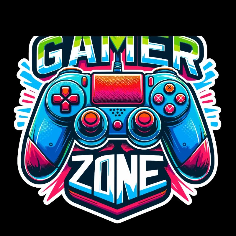 Gamer Zone - Controller Illustration
