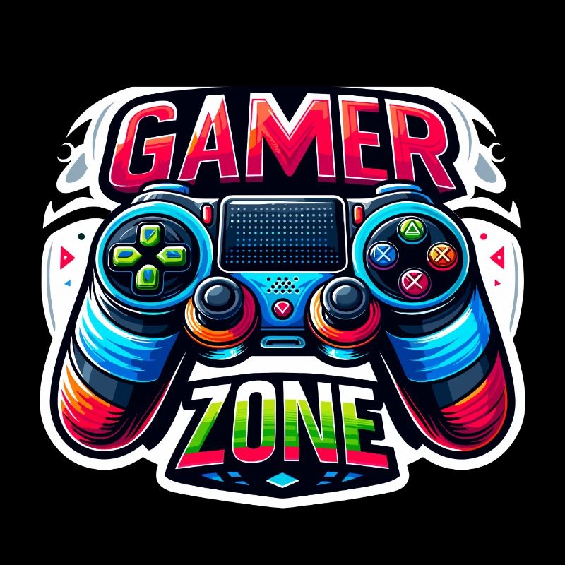 Gamer Zone - Controller Illustration