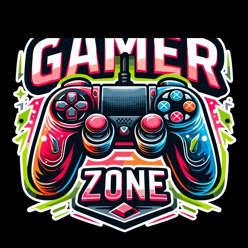 Gamer Zone - Controller Illustration