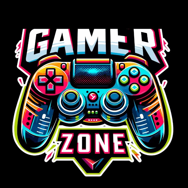 Gamer Zone - Controller Illustration