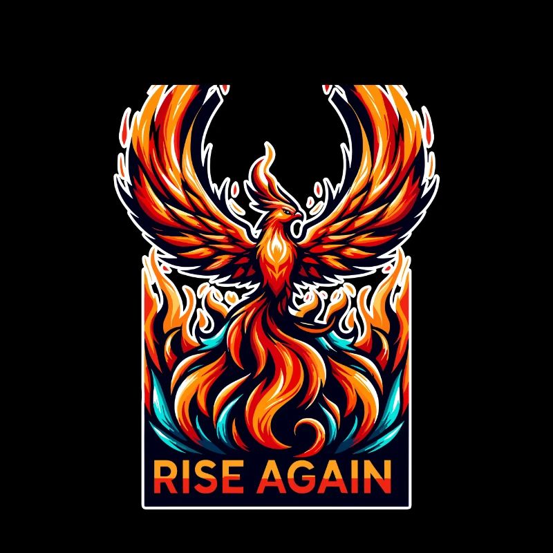 Rise Again - Phönix Illustration