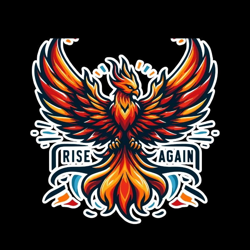 Rise Again - Phönix Illustration