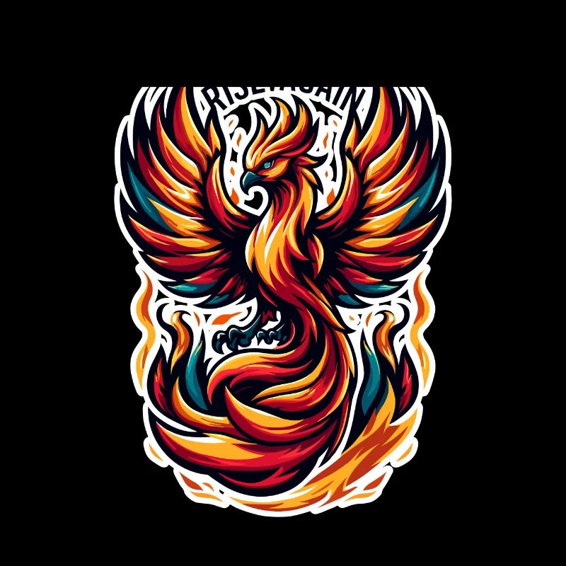 Rise Again - Phönix Illustration