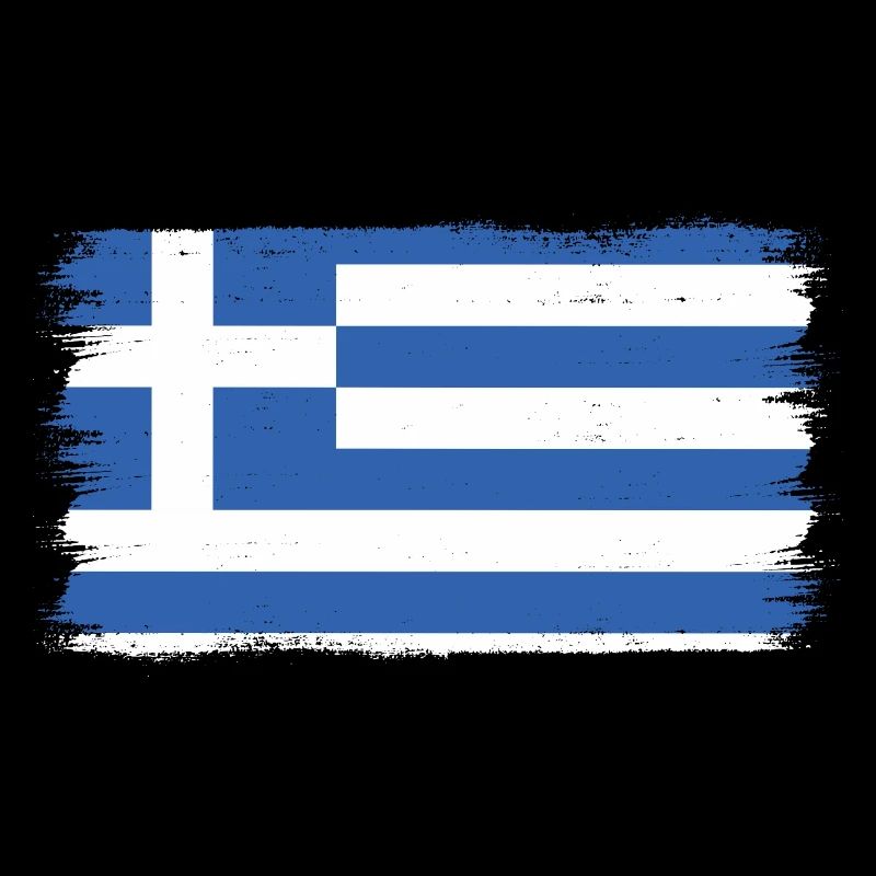 Grèce Drapeau Hellas Athènes Crète Kos GR