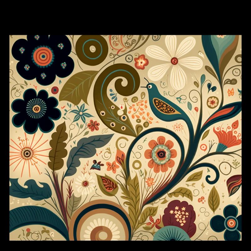 Botanicals Autumnal Flower Pattern