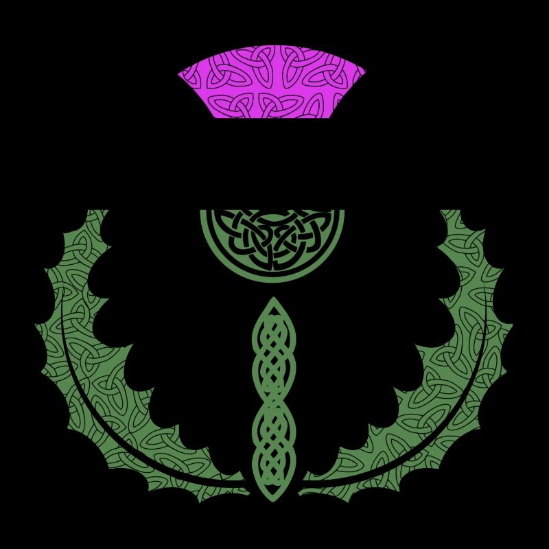 Celtic Knotwork Thistle
